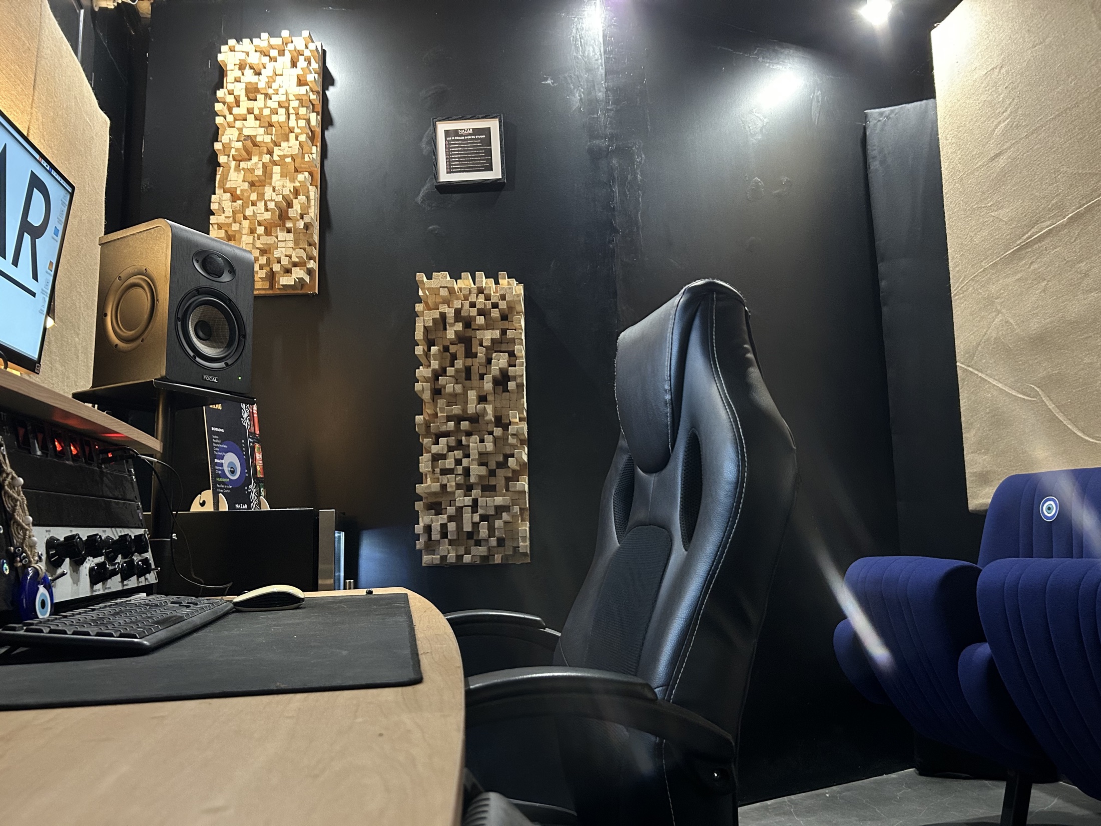 Traitement acoustique du studio
